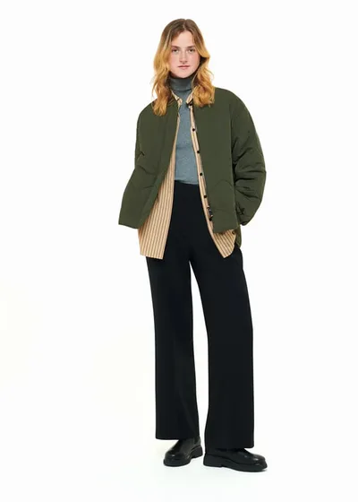 For The Creators Ida Short Quilted Coat