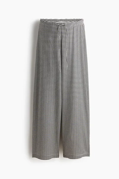 H&M MAMA Textured Drawstring Pants