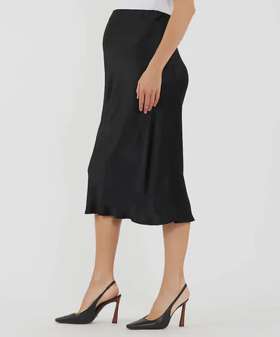 Bump City The Crystal Satin Skirt