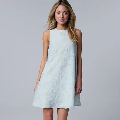 Kohl's Women's Simply Vera Vera Wang Jacquard A-Line Dress