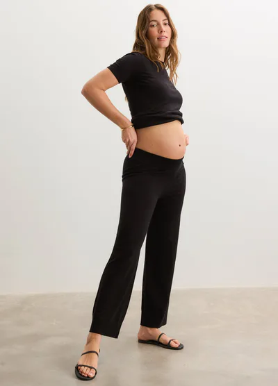 HATCH The Softsculpt Knit Crop Pant