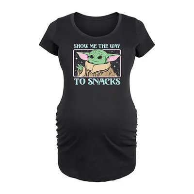 Kohl's Maternity Star Wars The Mandalorian Show The Way To Snacks Graphic Tee