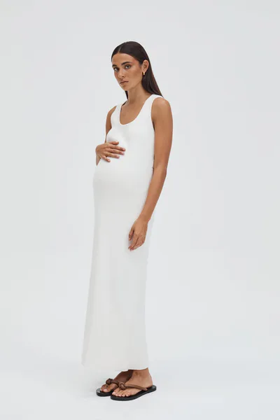 Legoe Heritage Resort Dress (Off White)