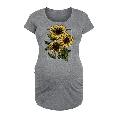 Kohl's Maternity Vintage Sunflowers Graphic Tee
