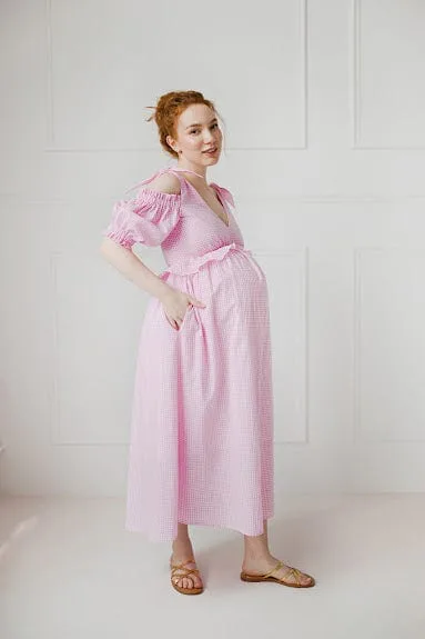 For The Creators Rio Midi Breastfeeding Dress