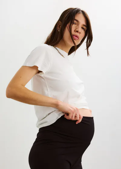 HATCH The Washed Cotton Crew Neck Tshirt