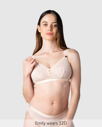 Hotmilk Lingerie True Luxe Multifit Nursing Bra - Cameo