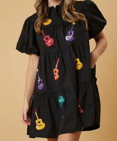 Bump City The Music City Babydoll Dress