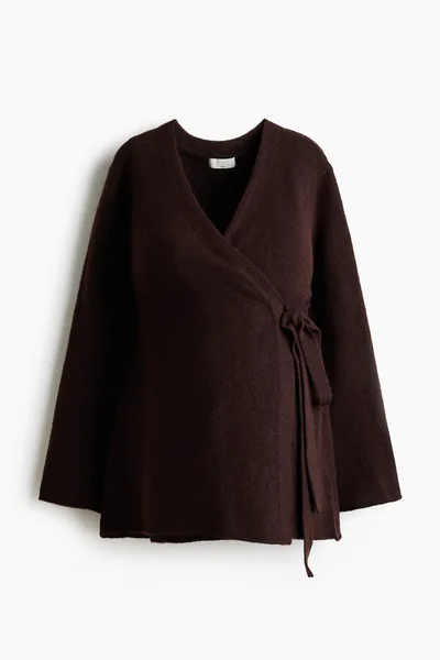 H&M MAMA Before & After Wrap-front Cardigan