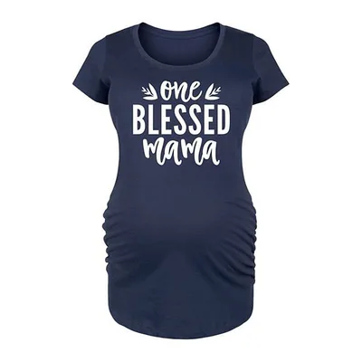 Kohl's Maternity One Blessed Mama Graphic Tee
