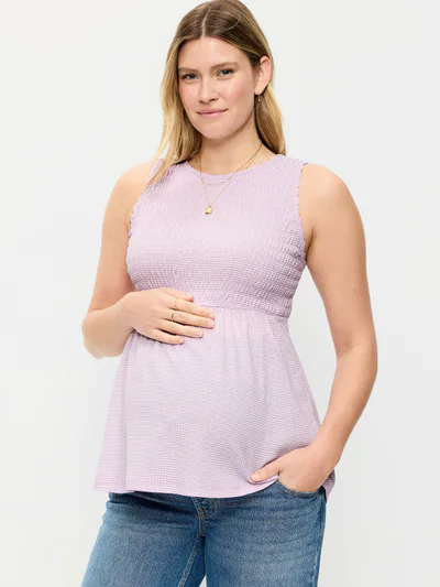 Old Navy Maternity Smocked Top