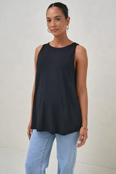 Bae the Label Calibration Nursing Tank -Black*
