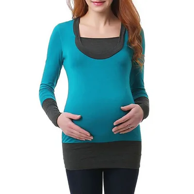 Kohl's Maternity Pokkori Colorblock Hoodie
