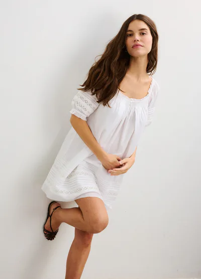 HATCH The Lottie Secret Nursing Mini Dress
