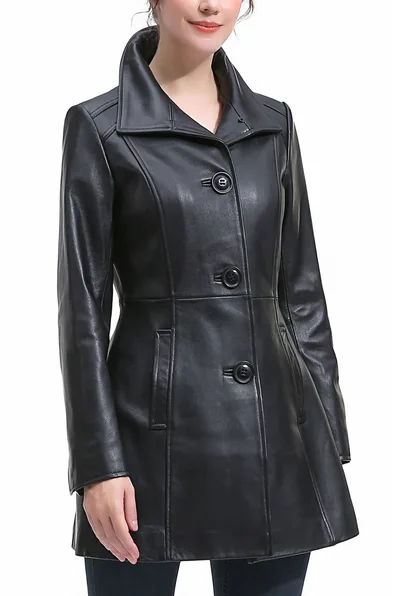 Kimi + Kai Kimi + Kai Women's "Ava" Leather Coat