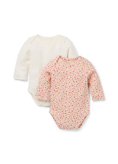 HATCH The Cotton Pointelle Bodysuit 2PK