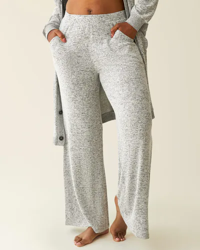 Kindred Bravely CozyKnit Wide Leg Lounge Pant | Grey Heather