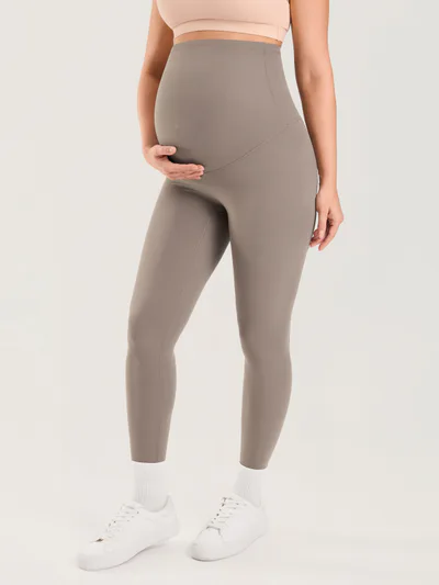 Momanda Natrelax® No Front Seam Maternity Leggings 25"