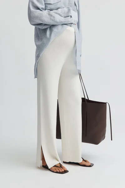 Legoe Heritage Knit Split Hem Pant II