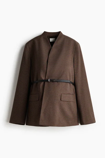 H&M MAMA Belted Jacket