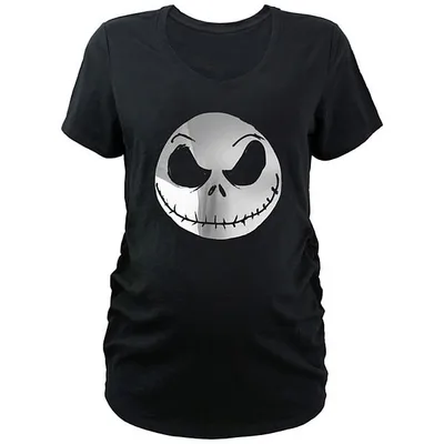 Kohl's Disney's The Nightmare Before Christmas Big Face Jack Maternity V-Neck Graphic Tee