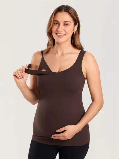 Momanda Natrelax® V Neck Nursing Tank Top