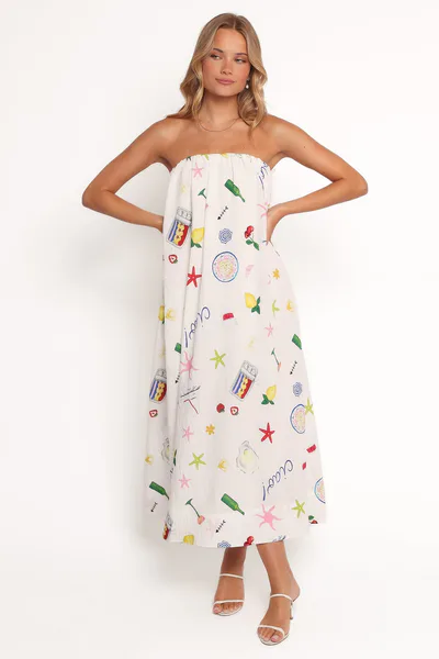 Petal & Pup Celia Maxi Dress - Multi