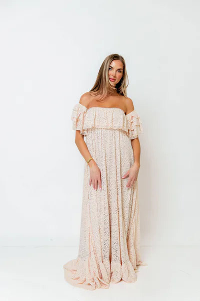 Worth Collective Blakely Maxi Dress in Pale Pink- Bump Friendly  *6/29 PRE-ORDER*