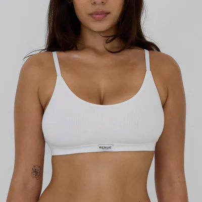 For The Creators Ribbed Crop Top Bralette