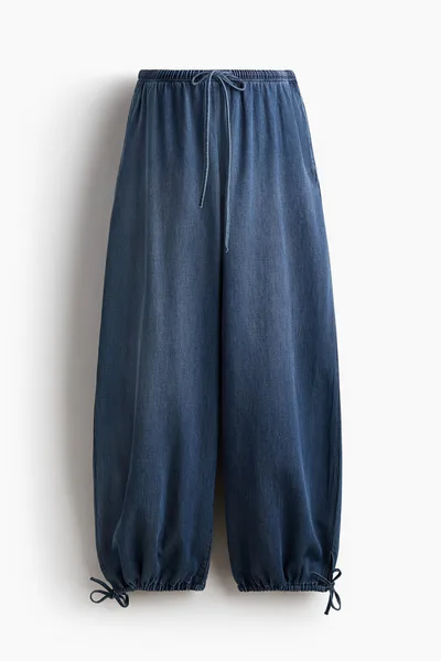H&M MAMA Balloon-Leg Denim Pants