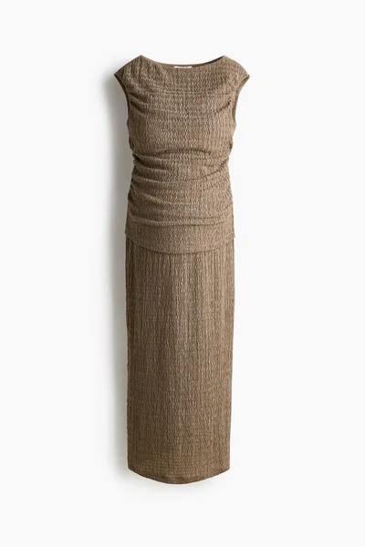 H&M MAMA 2-Piece Textured Jersey Set