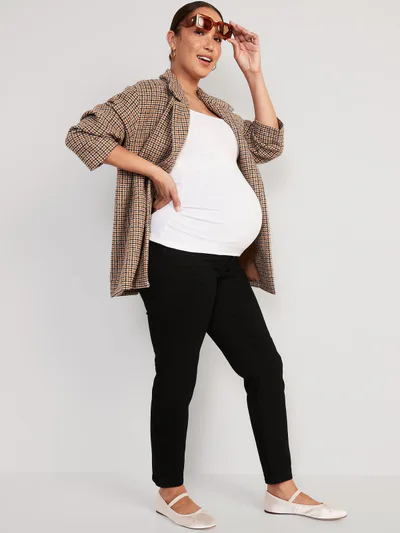 Old Navy Maternity Full-Panel OG Straight Jeans