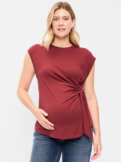 Old Navy Maternity Side-Tie Jersey Top