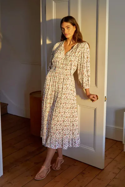 For The Creators Prairie Floral Midi Dress