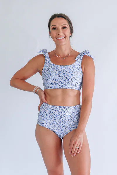 Milk & Baby Tie Shoulder Breastfeeding Swimsuit Top 2026
