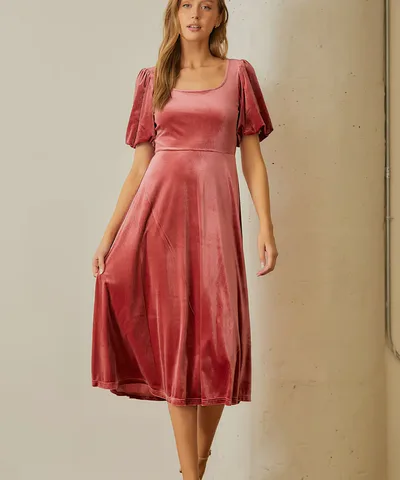 Bump City The Tiffany Velvet Dress