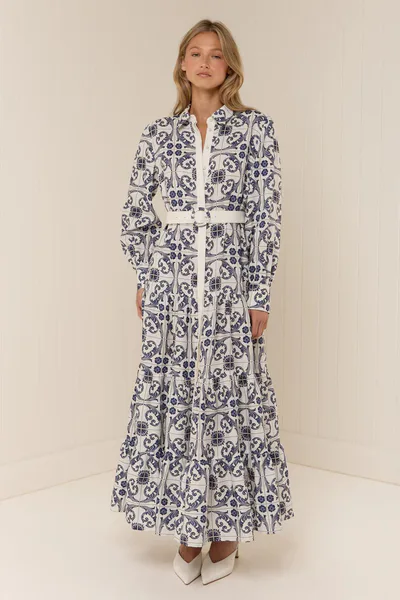 For The Creators Aria Dress in Bella Tile