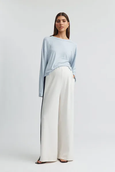 Legoe Heritage Staple Crop LS Tee (Saint Blue)