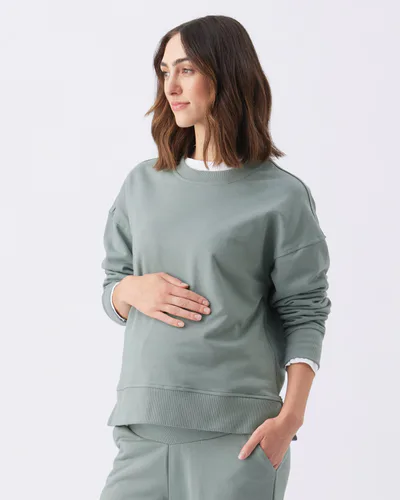 Ripe Maternity Relax Nursing Sweat Sage