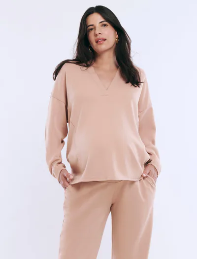 Motherhood Maternity Scuba Hoodie