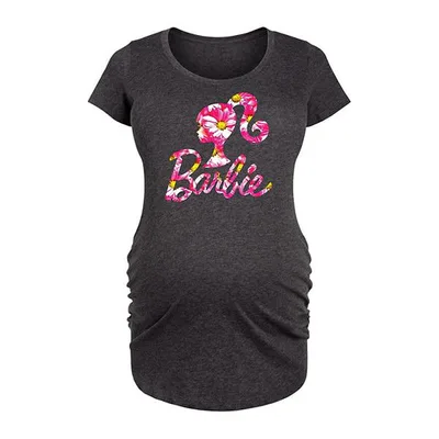 Kohl's Maternity Barbie® Pink Daisy Logo Graphic Tee