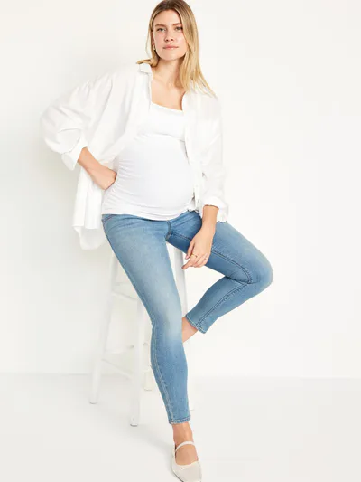Old Navy Maternity Full-Panel Skinny Jeans