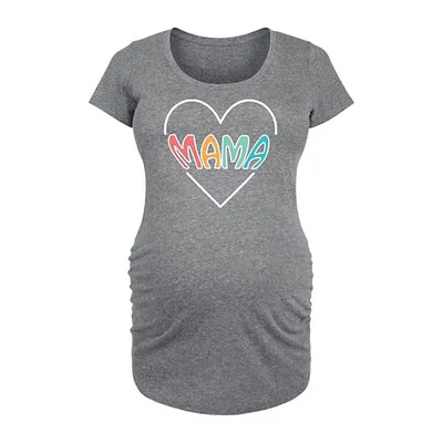 Kohl's Maternity Mama Heart Graphic Tee