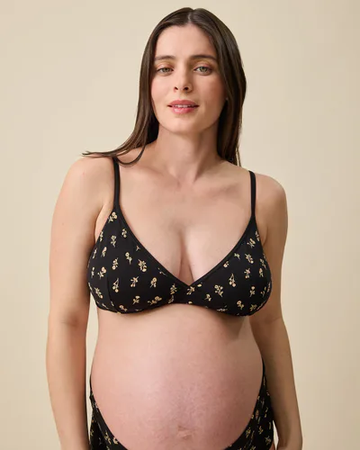Kindred Bravely Every Stage Triangle Bralette | Black Wildflower
