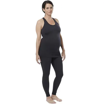 Target Reebok Womens Maternity Seamless Racerback Tank Top, black2, X-Small