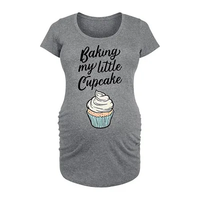 Kohl's Maternity Baking My Little Cupcake Graphic Tee