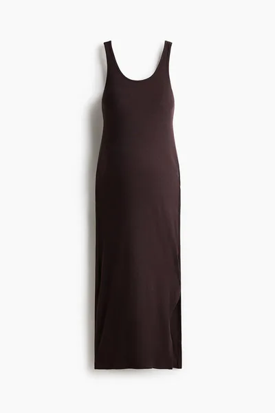 H&M MAMA Ribbed Jersey Dress