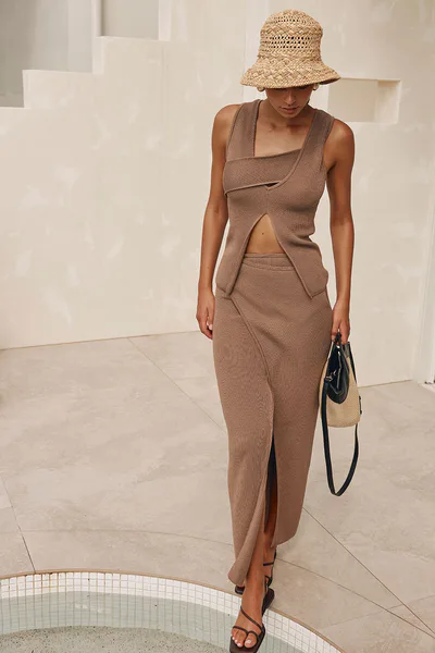 SABO Bridget Skirt - Chocolate