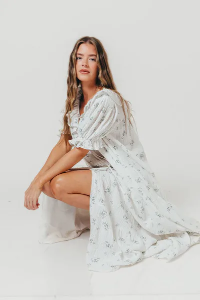 Worth Collective Sunday 100% Cotton Maxi Dress in Off-White - Bump Friendly & Inclusive Sizing *5/30 PRE-ORDER*