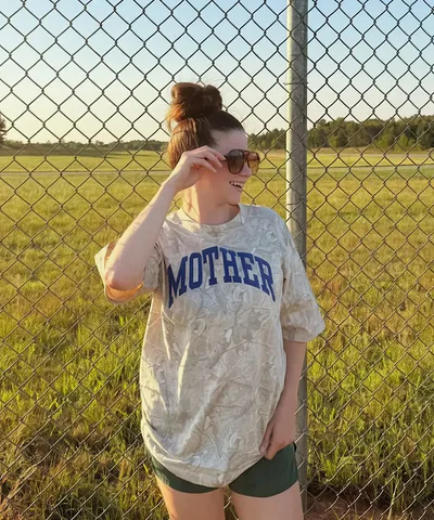Bump City The Camo Boxy Mother Tee